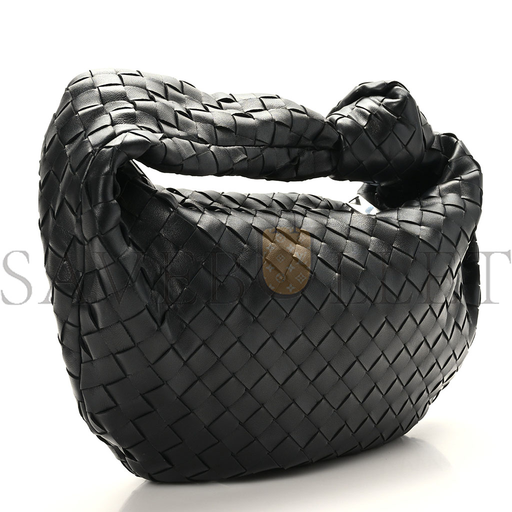 bo*te*ga Ve*ne*ta nappa intrecciato teen jodie hobo black (36*21*6cm)